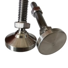 High Quality Stainess Steel Swivel 3/8''-16 Thread Furniture Leveler Adjustable Machine Foot Leveling Feet